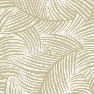 Zephyra Palms Oat Milk Wallpaper